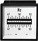 Square switch panel meters compliant with DIN 43700