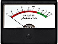 Measuring meters with front-mounted, rear-mounted or panel-mounted housings