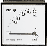 Square switch panel meters compliant with DIN 43700