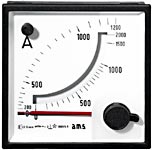 Square switch panel meters compliant with DIN 43700
